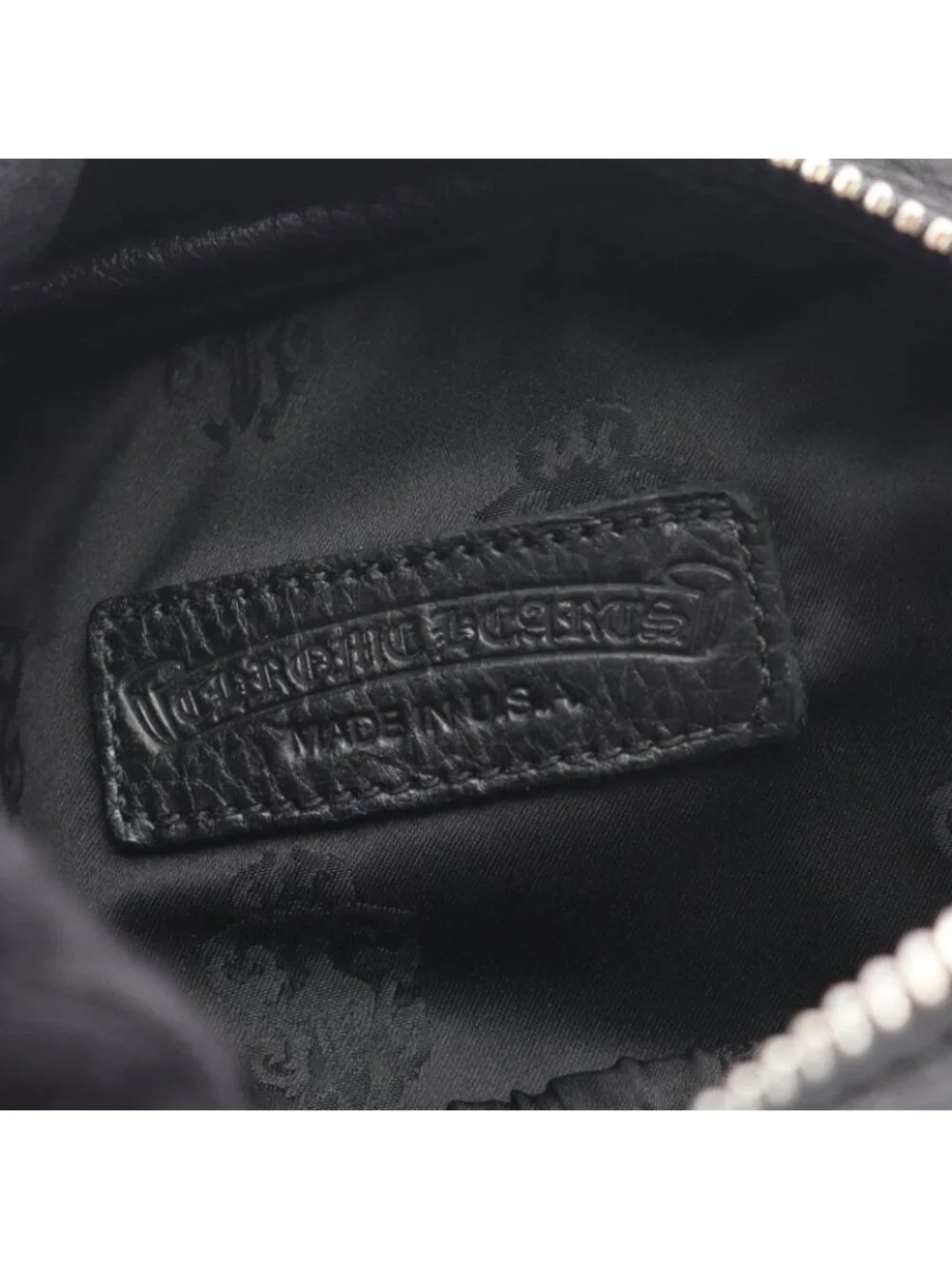Chrome Hearts Shoulder Bag Taka Mini Takamini Cemetery Cross Patch Leather